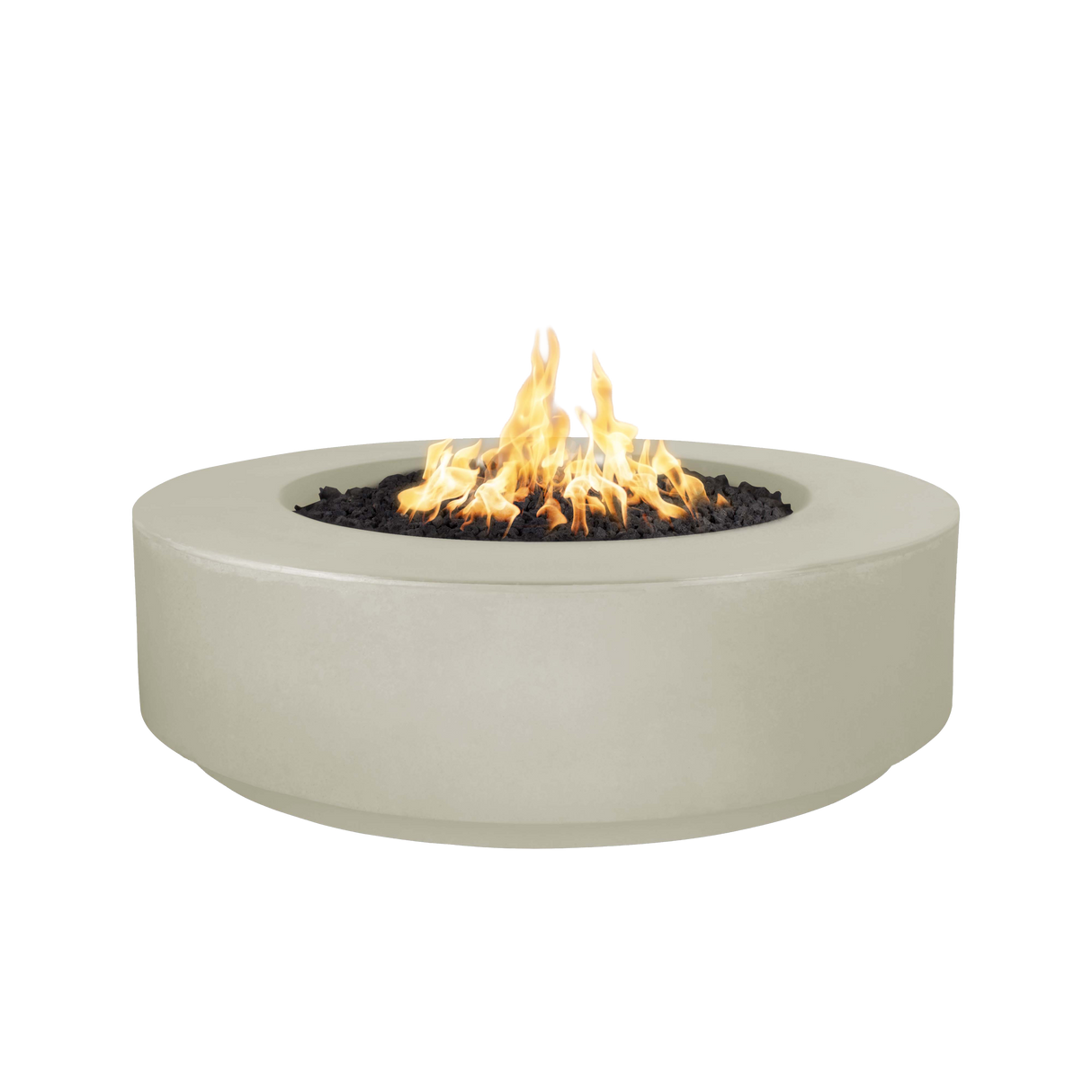 The Outdoor Plus 42" Florence Concrete Fire Pit / 12" Tall plus Free Cover