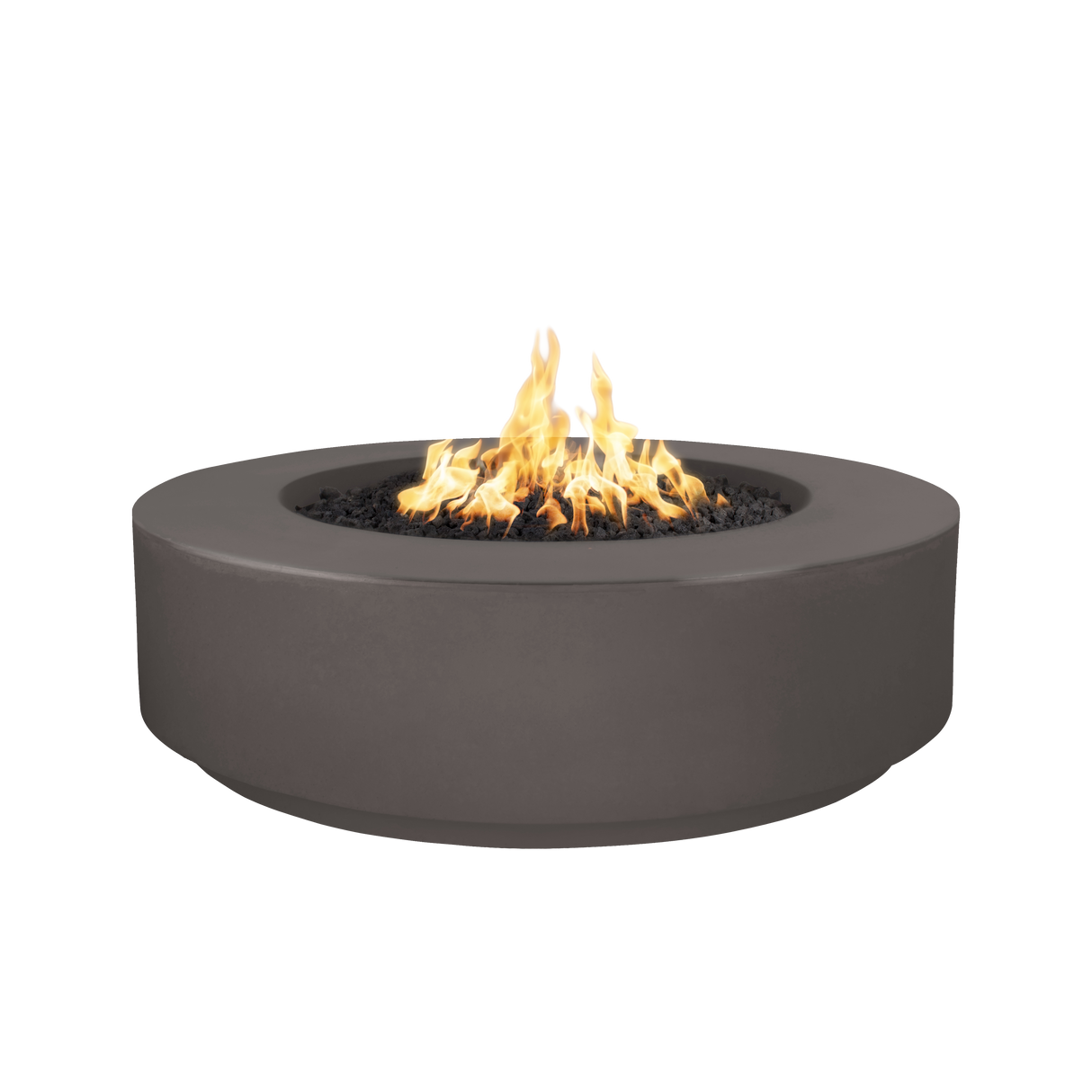 The Outdoor Plus 42" Florence Concrete Fire Pit / 12" Tall plus Free Cover