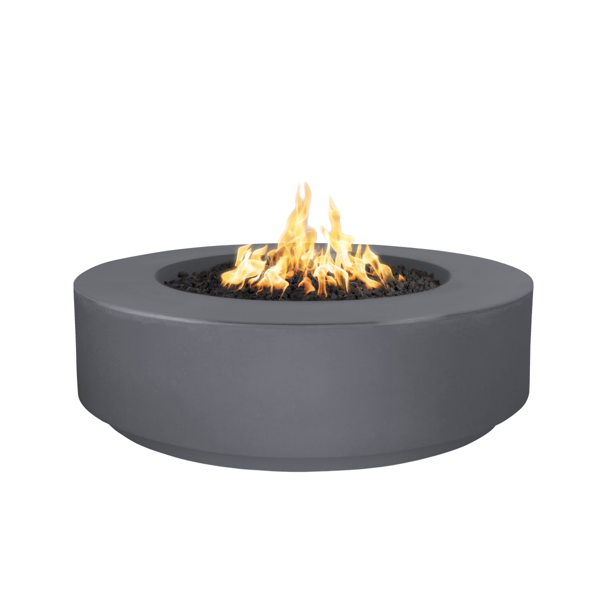 The Outdoor Plus 42" Florence Concrete Fire Pit / 12" Tall plus Free Cover