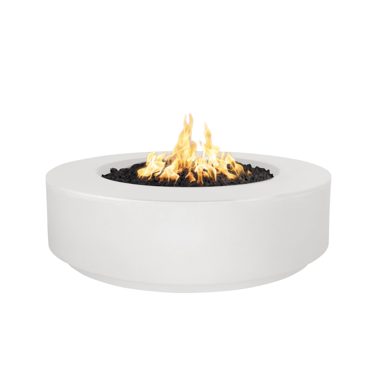 The Outdoor Plus 42" Florence Concrete Fire Pit / 12" Tall plus Free Cover