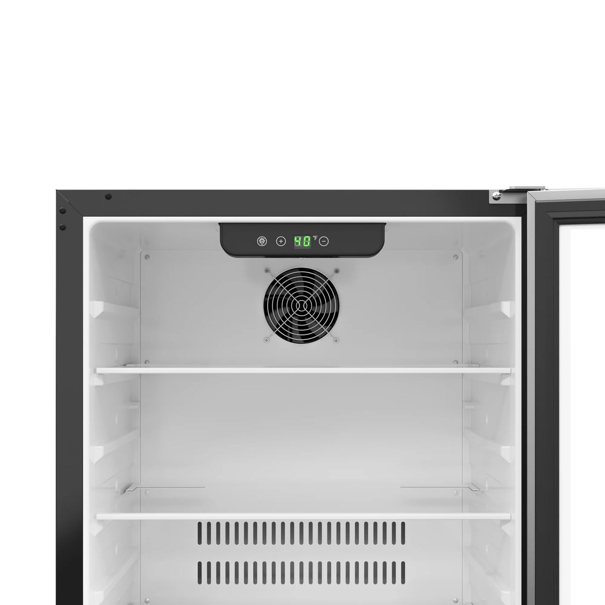 23.4 in. Stainless Steel, Solid-Door Built-In Refrigerator and Beverage Cooler, 5 Cu. ft.