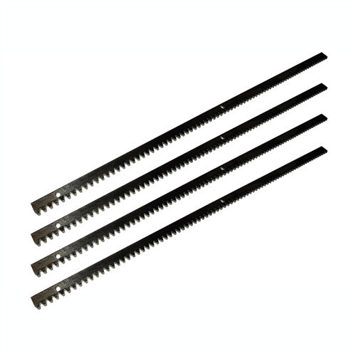 Aleko Steel Gear Rack - 3.3 Feet - Set of 4