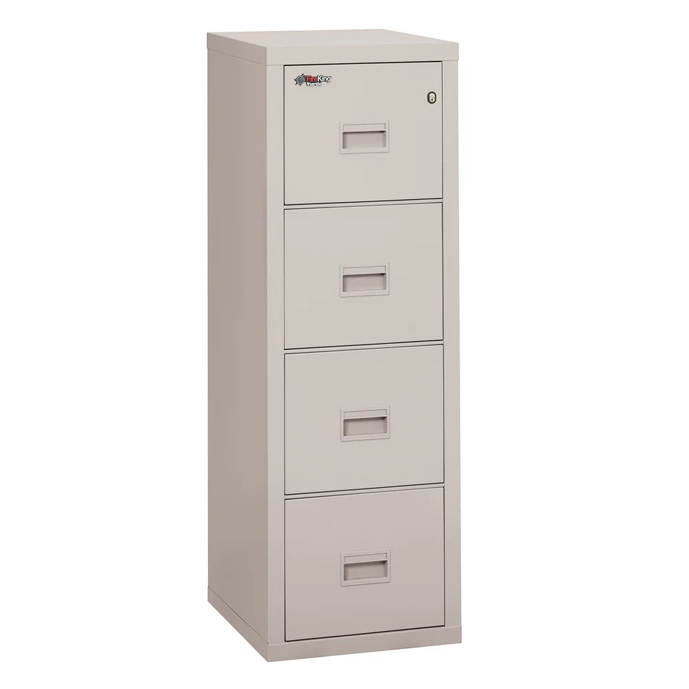 FireKing Turtle 4-Drawer 22" Deep 1-Hour Rated Fireproof File Cabinet, Letter & Legal