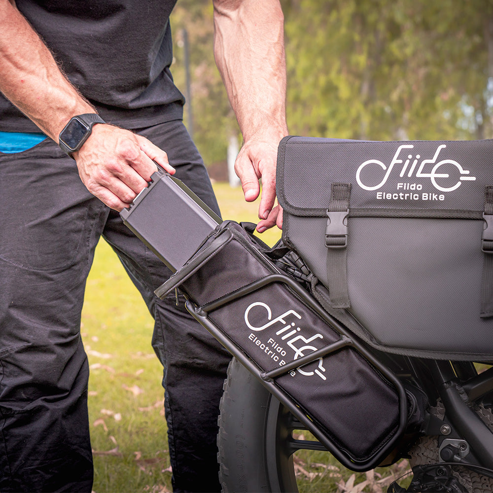 Fiido Titan Cargo Electric Bike | Fat Tire Mountain E-Bike | 84 Miles Long Distance Assist Rang