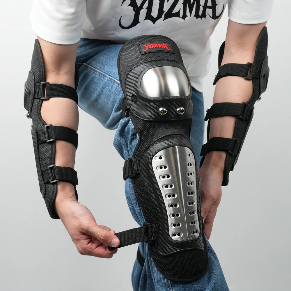 Yozma Elbow & Knee Pads Set – Protective Riding Gear