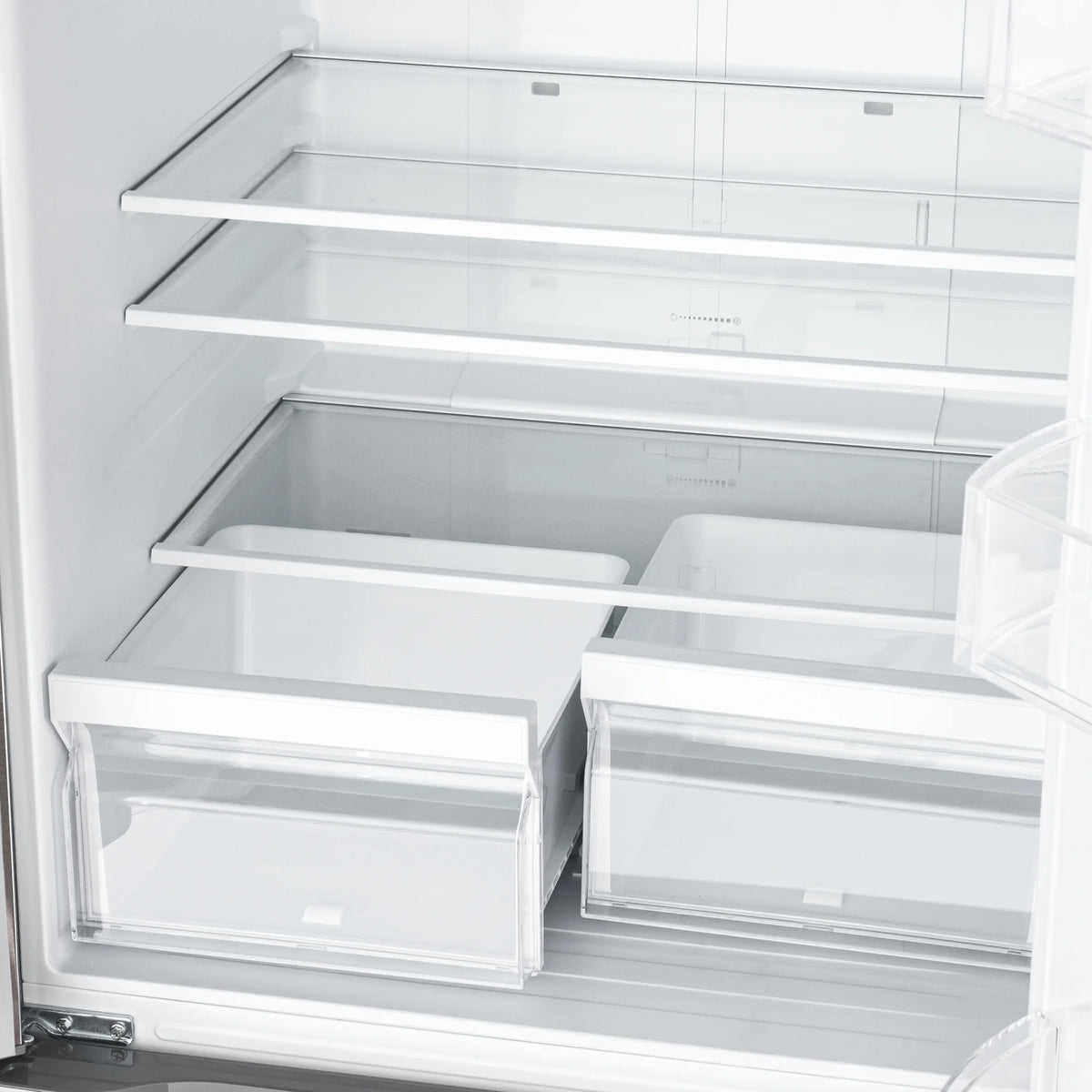 18.5 cu. ft. Stainless-Steel French Door Refrigerator in Silver