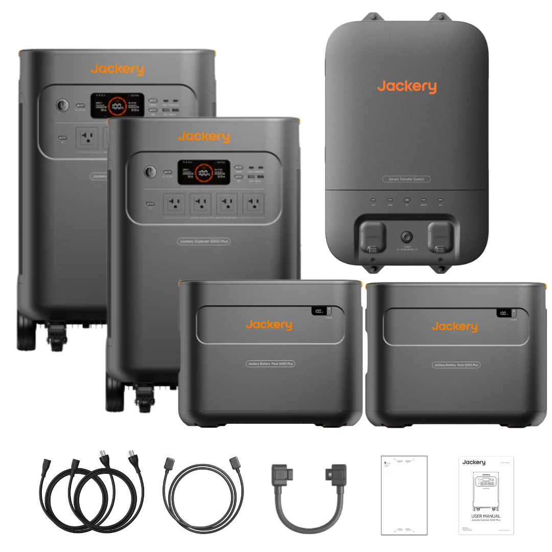 Jackery Whole-Home Backup Kit 5000 Plus (20kWh)