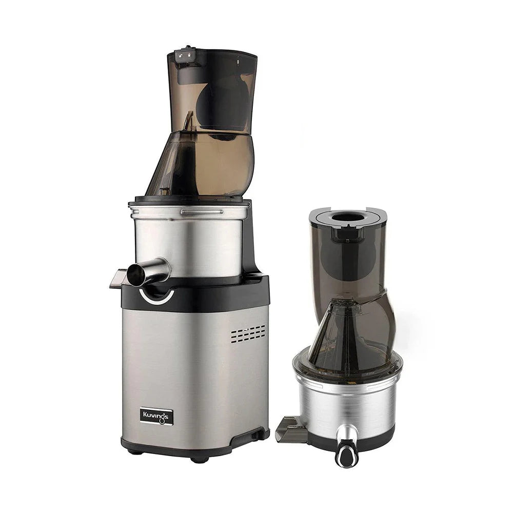 Juicernet CS700 Kuvings® Cold Press Continuous Feed Juicer - 48 oz Juice Cup, Extra Wide Feed Chute, 200W, 120v