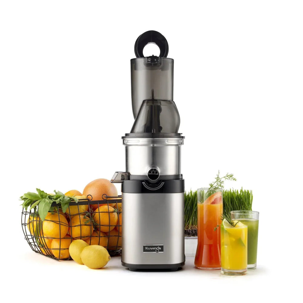 Juicernet CS700 Kuvings® Cold Press Continuous Feed Juicer - 48 oz Juice Cup, Extra Wide Feed Chute, 200W, 120v