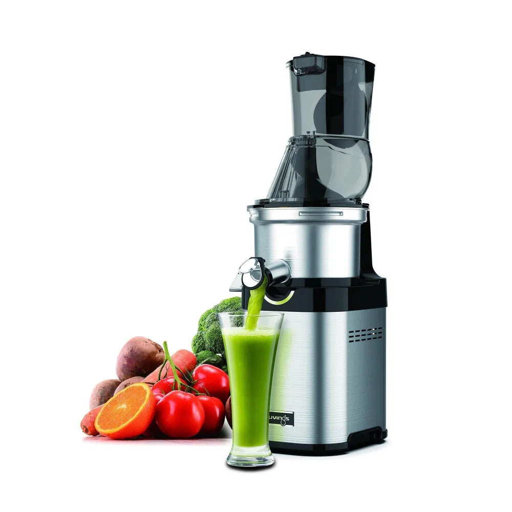 Juicernet CS700X Kuvings® Cold Press Continuous Feed Juicer - 48 oz Juice Cup, Extra Wide Feed Chute, 200W, 120v