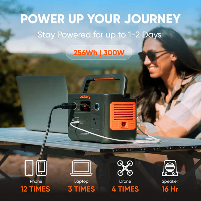 Jackery Explorer 240 V2 Solar Generator + SolarSaga 40W Solar Panel Kits