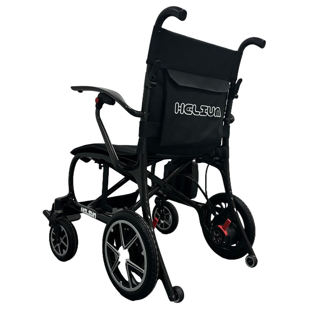 Helium 26 lbs Carbon Fiber Foldable Power Wheelchair