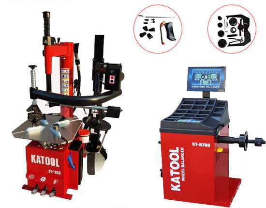 Katool KT-T835 Tire Changer with Wheel Balancer KT-B760 Combo