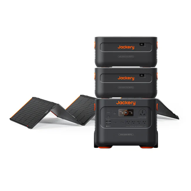 Jackery Explorer 2000 Plus Solar Generator Kit (6kWh) + SolarSaga 500 X