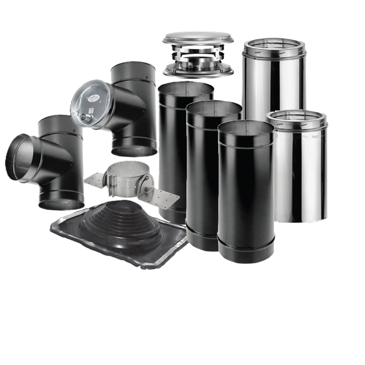 Lanair 6 in Roof Chimney Kit 81102009