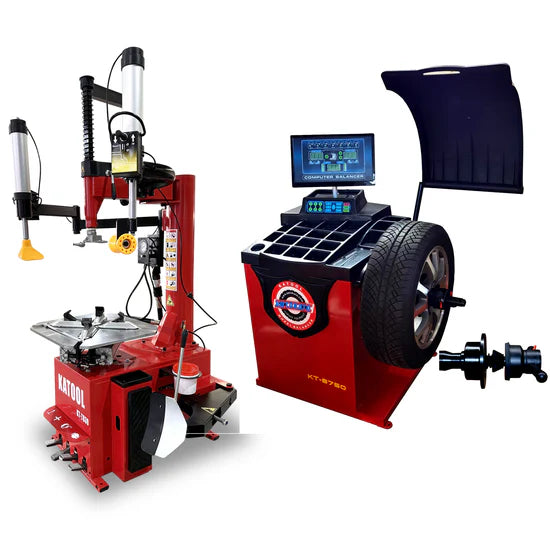 Katool T830 B750 Tire Changer with Wheel Balancer Combo