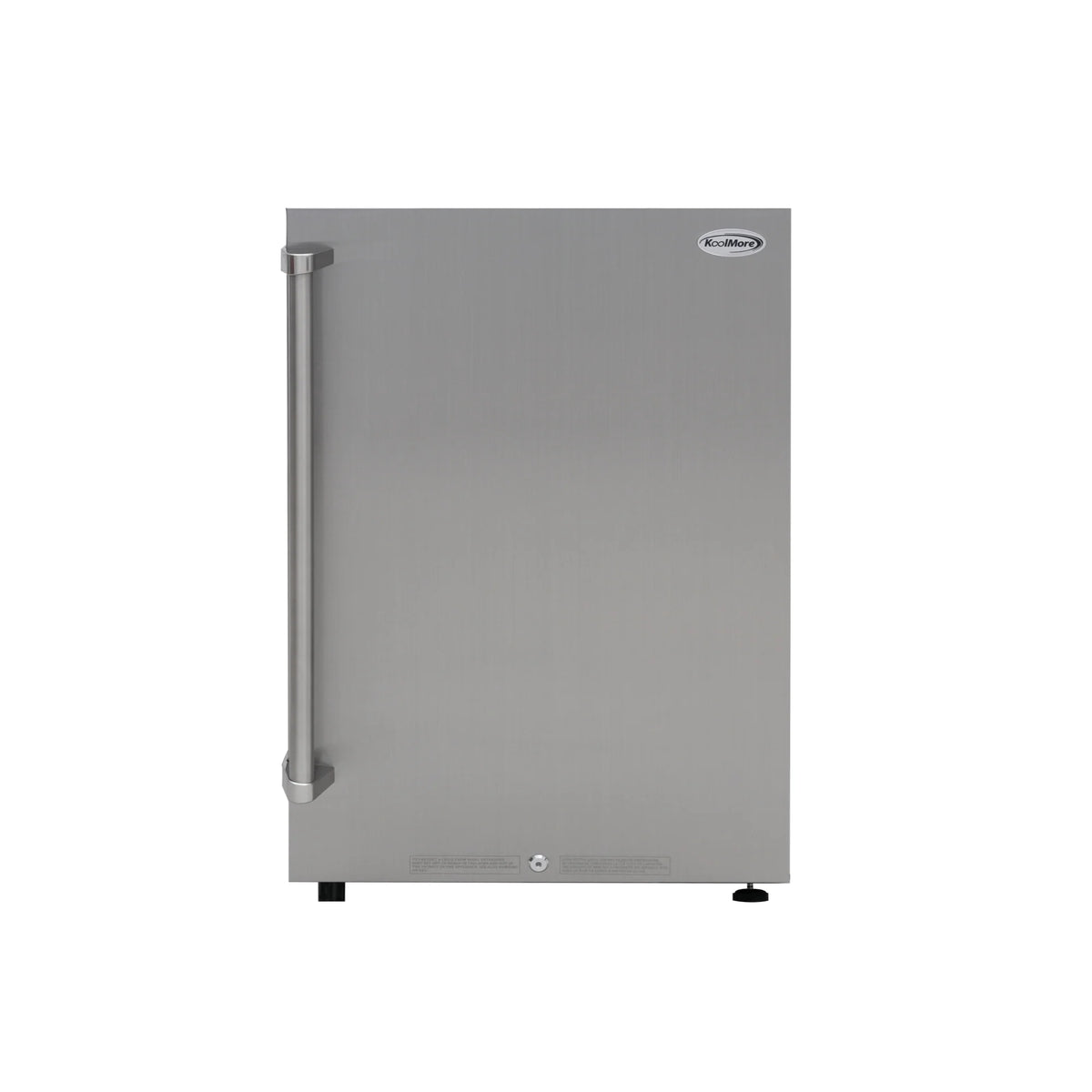 KoolMore 21 in. Outdoor Refrigerator with IPX 4 Rating and Glass Shelves 4.4 Cu. ft. in Stainless-Steel