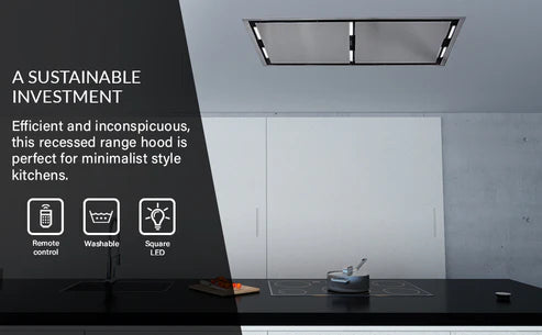 FORNO Arezzo 44" 1,200 CFM Celling Range Hood, FRHRE5312-44