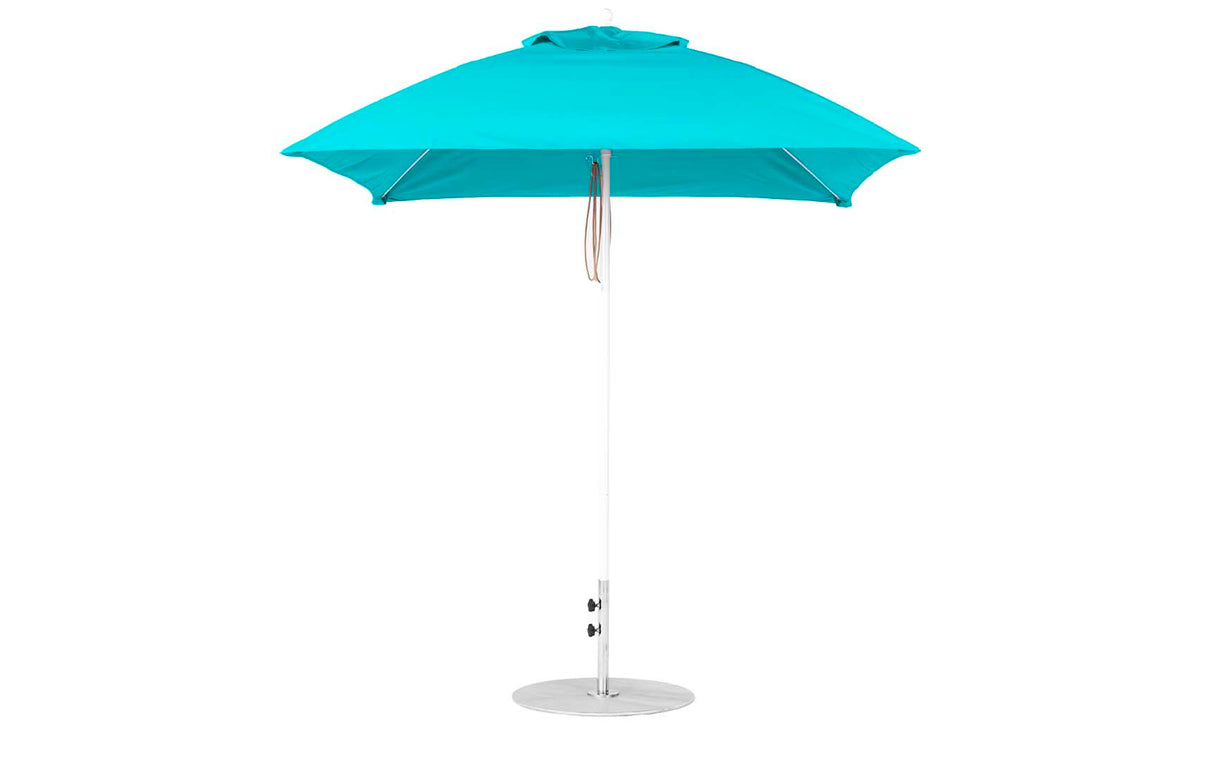 Ledge Lounger Essential Fiberglass Umbrella - 7.5' Square Pulley