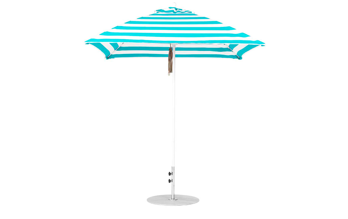 Ledge Lounger Essential Fiberglass Umbrella - 7.5' Square Pulley