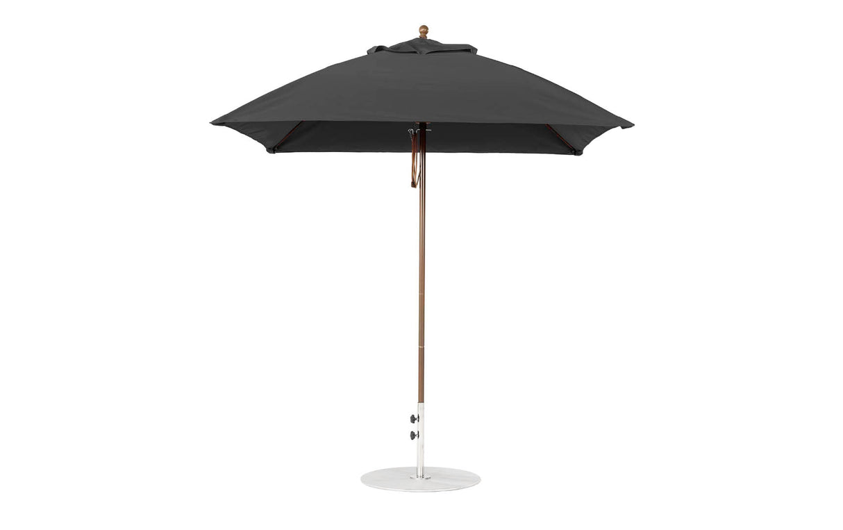 Ledge Lounger Essential Fiberglass Umbrella - 7.5' Square Pulley