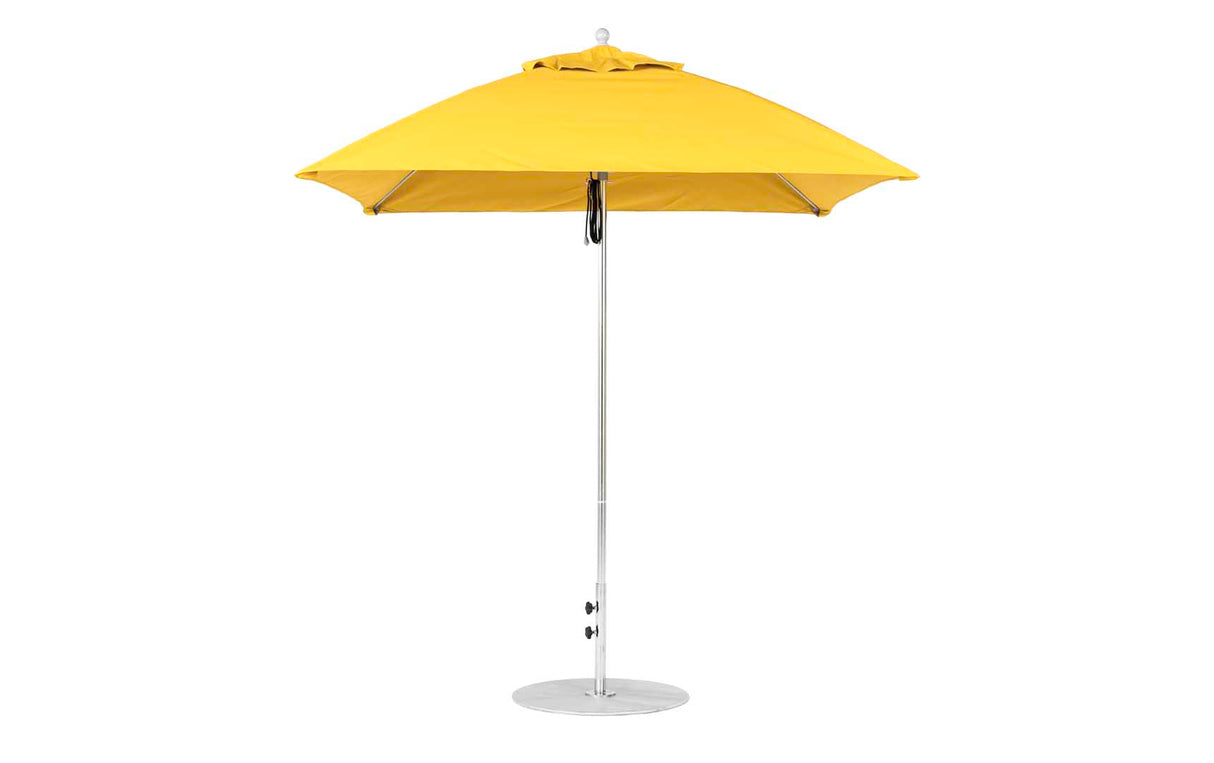 Ledge Lounger Essential Fiberglass Umbrella - 7.5' Square Pulley