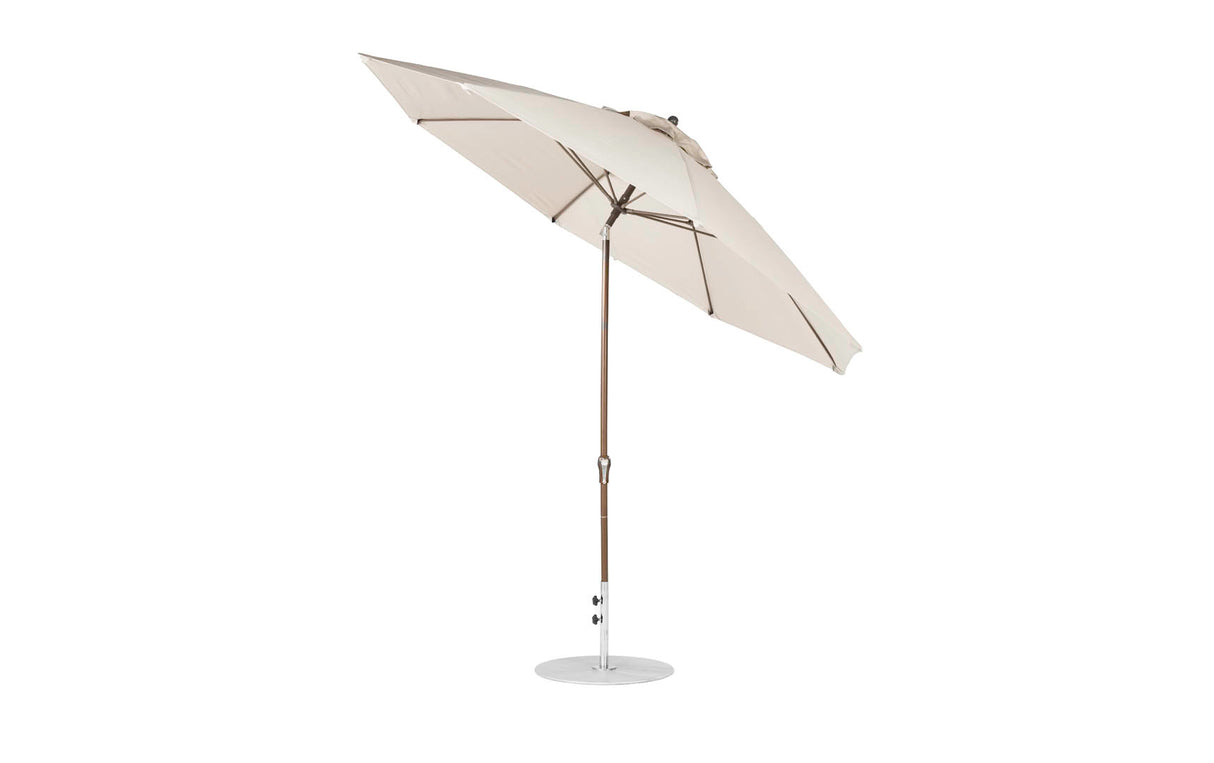 Ledge Lounger Essential Fiberglass Umbrella - 11' Octagon Crank Auto Tilt