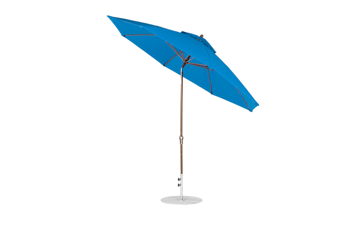 Ledge Lounger Essential Fiberglass Umbrella - 11' Octagon Crank Auto Tilt