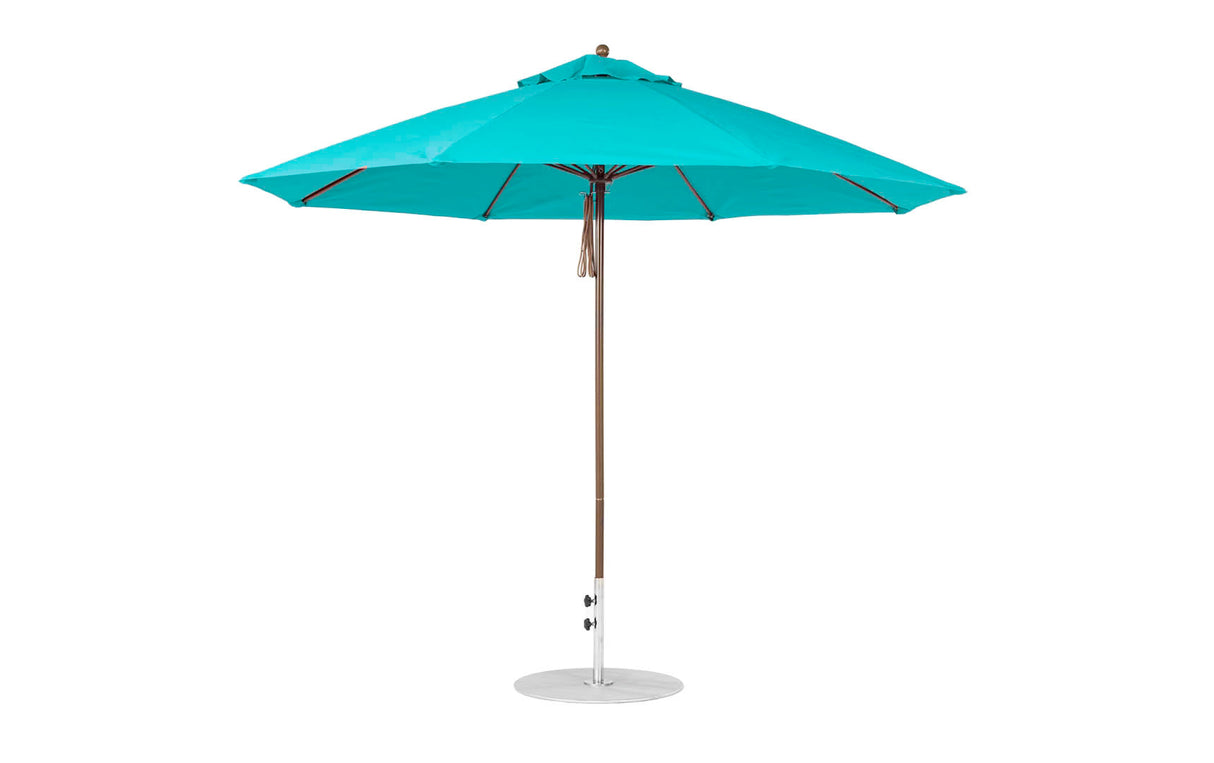 Ledge Lounger Essential Fiberglass Umbrella - 11' Octagon Pulley