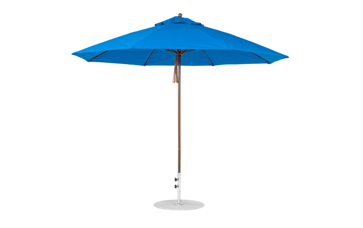 Ledge Lounger Essential Fiberglass Umbrella - 11' Octagon Pulley