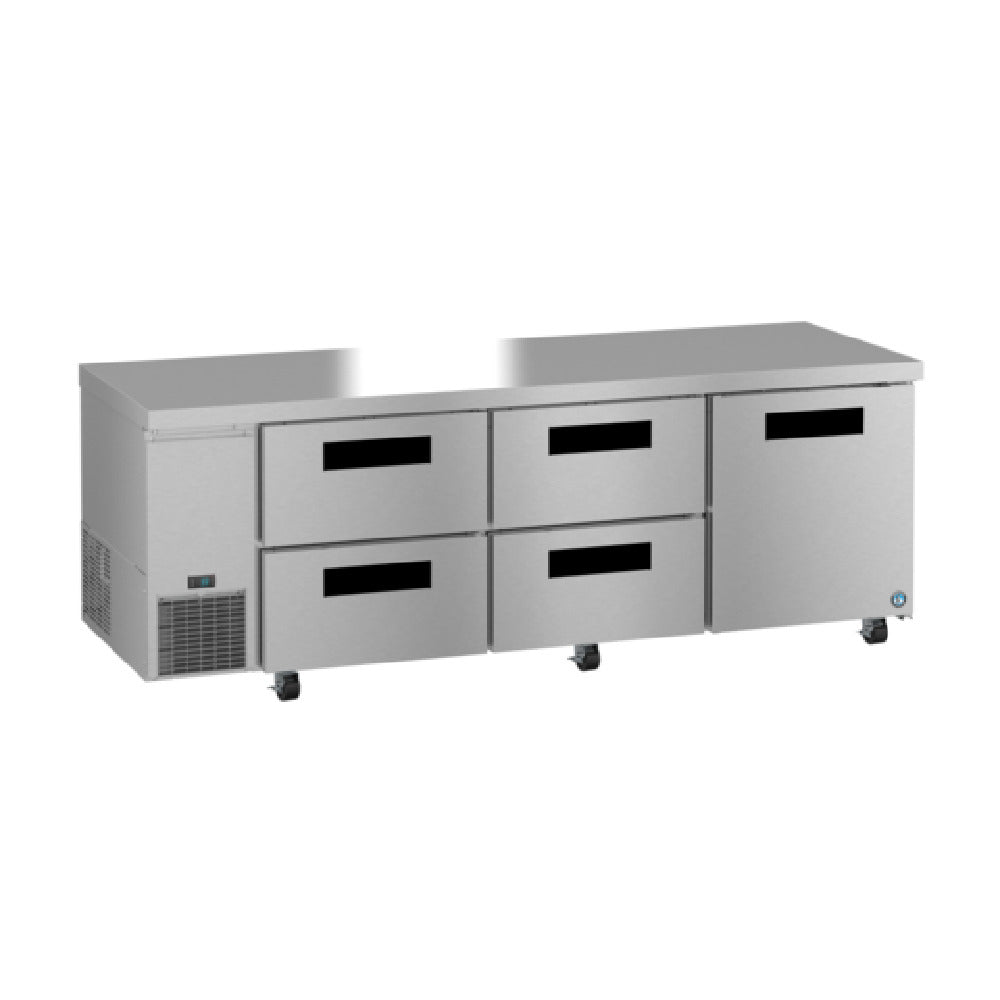 Hoshizaki ULR93B-D4 Steelheart Series Undercounter Refrigerator Reach-in Three-section
