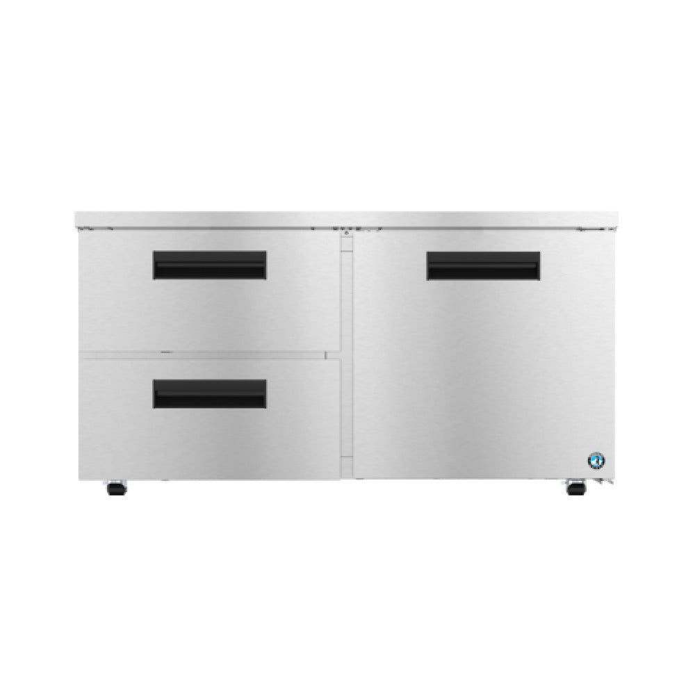 Hoshizaki UR60B-LPD2 Undercounter Low Profile Refrigerator Reach-in Two-section