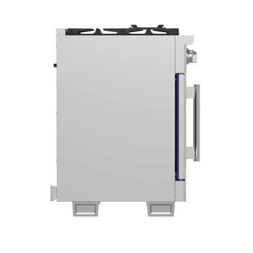 FORNO Capriasca 36" 5.36 cu. ft. Professional Gas Range with French Door and 6 Sealed Burners, FFSGS6460-36