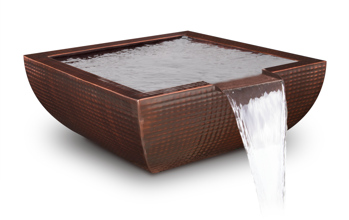 The Outdoor Plus Avalon Hammered Copper Water Bowl