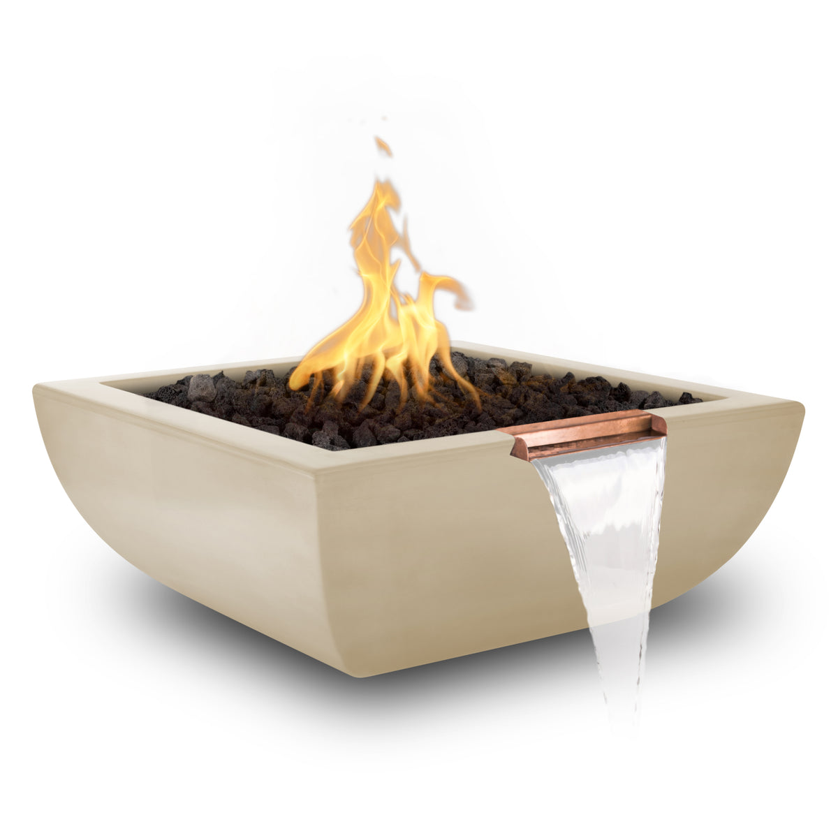The Outdoor Plus Avalon Concrete Fire & Water Bowl