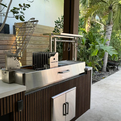 Argentinian Gaucho Style Grill Tagwood BBQ08SS with an estimated total grilling area up to 1,600 sq. in. | PRE-ORDER