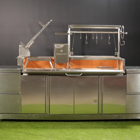 Tagwood BBQ Argentine Santa Maria Wood Fire & Charcoal Gaucho Grill | BBQ28SS