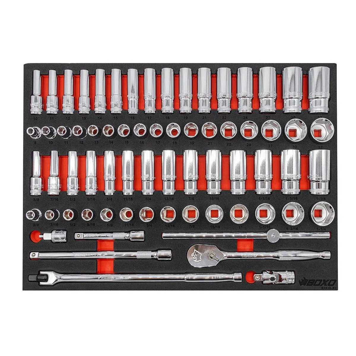 Boxo Metric and SAE Master Tool Set | Elite, 452-Pieces