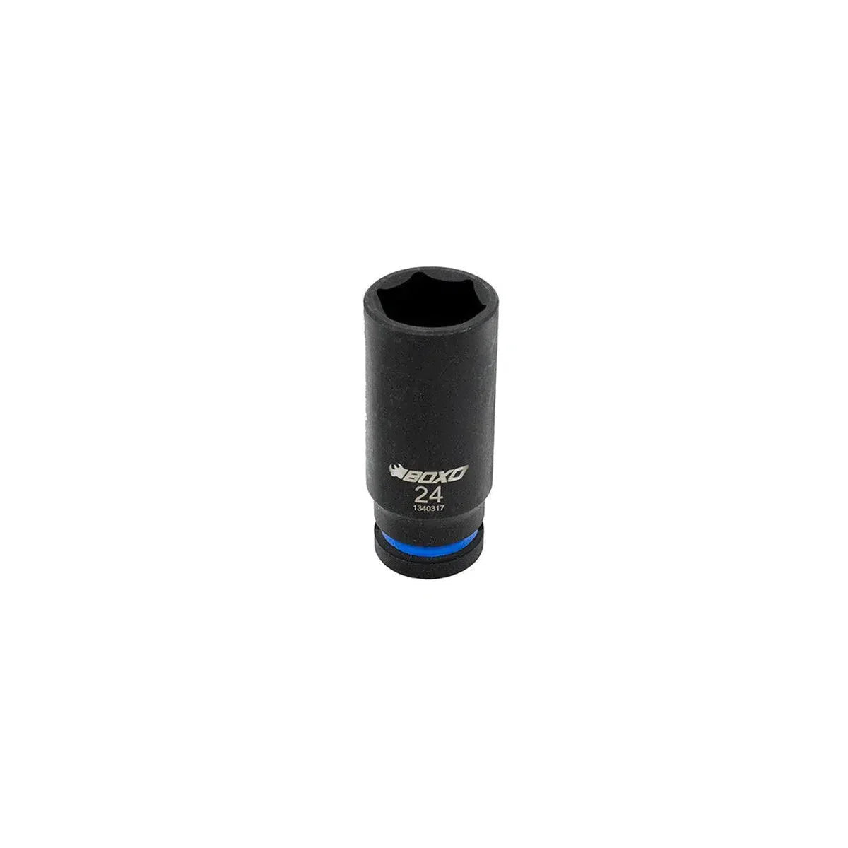 Boxo 12-Piece 1/2" Drive 6-Point Deep Impact Socket Set | 1/3rd EVA Foam