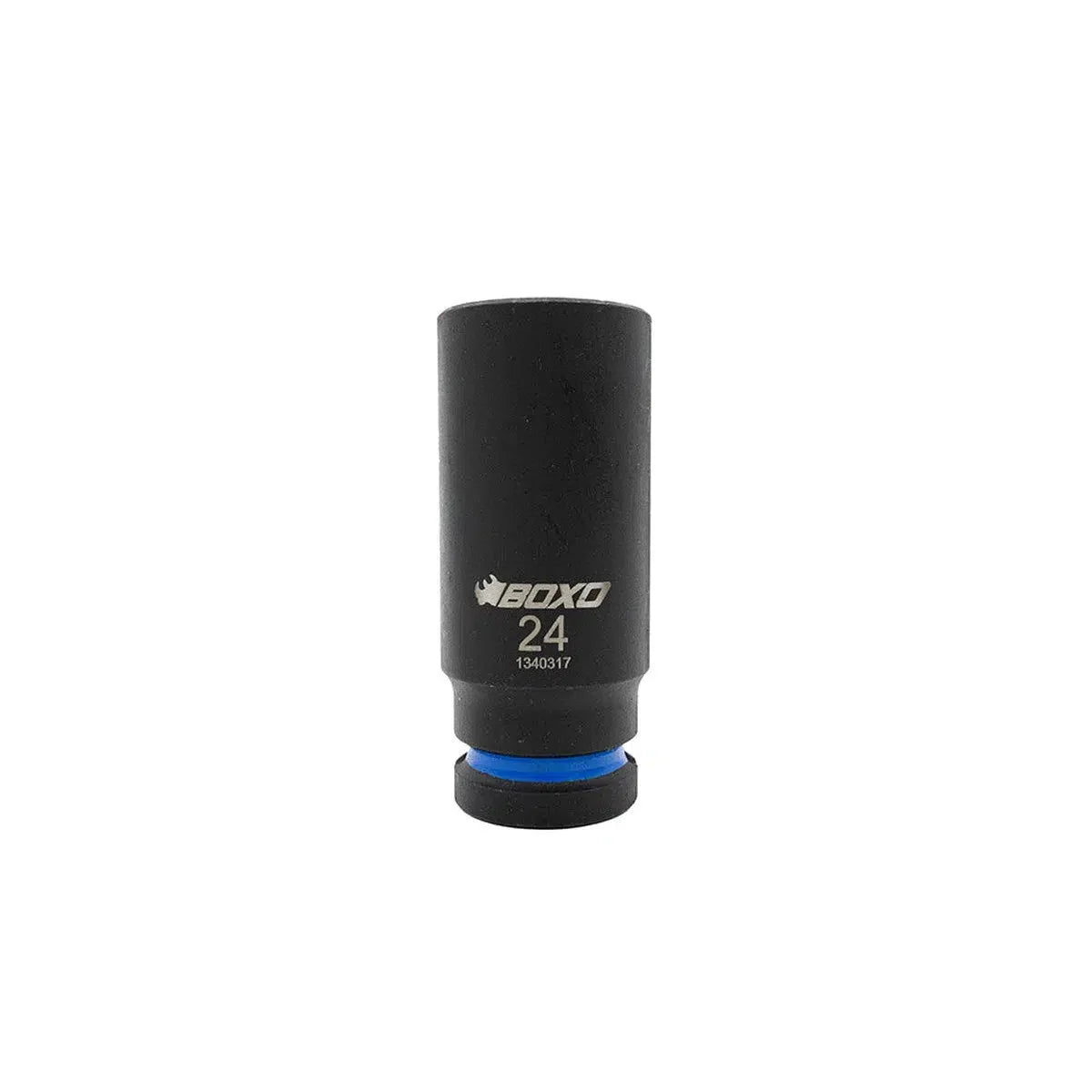 Boxo 12-Piece 1/2" Drive 6-Point Deep Impact Socket Set | 1/3rd EVA Foam