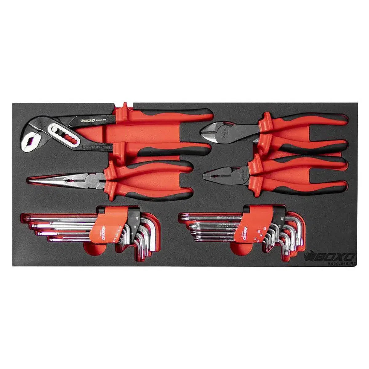 Boxo 133-Piece Metric 3-Drawer Hand Carry Tool Box