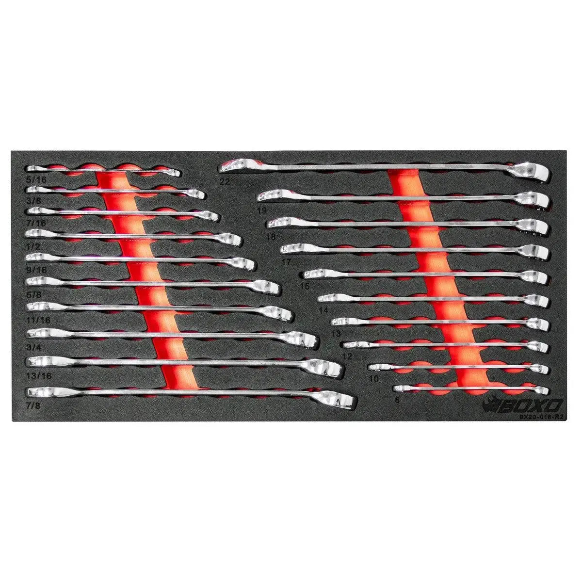 Boxo 159-Piece Metric and SAE Combo 3-Drawer Hand Carry Tool Box