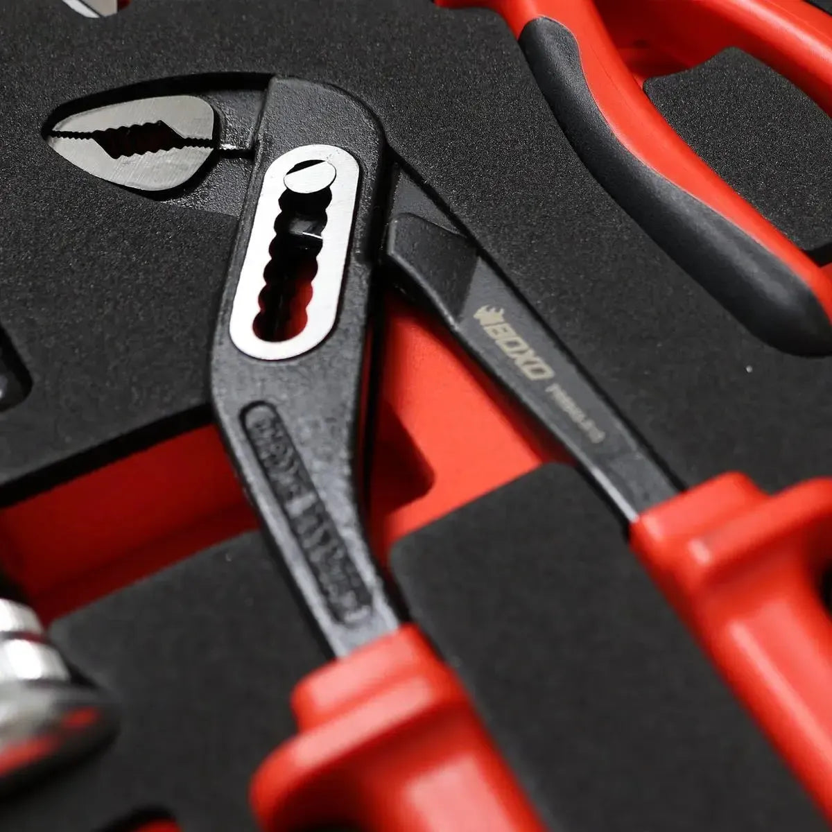 Boxo MotoBox | 103-Piece Metric Motorcycle 3-Drawer Hand Carry Tool Box