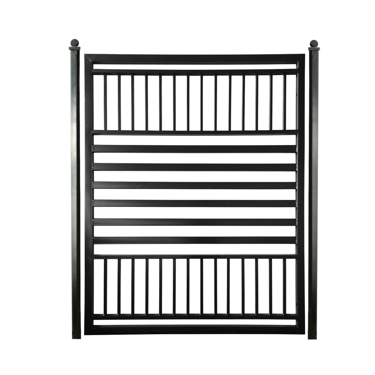 Aleko Steel Pedestrian Gate - Barcelona Style - 5 ft.