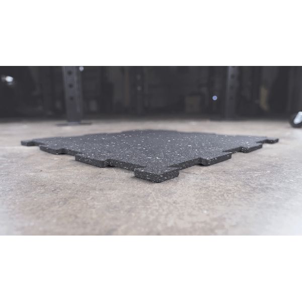 Body-Solid Tools Interlocking Rubber Flooring (Speckled)