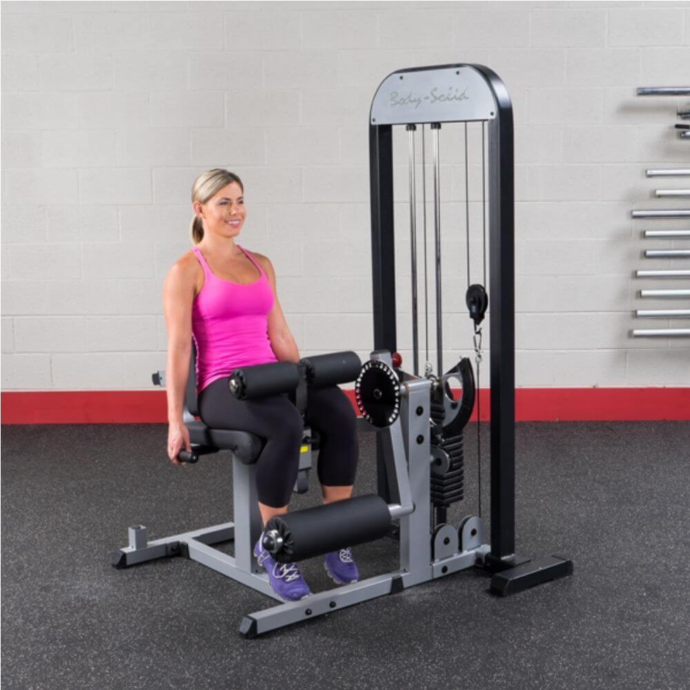 Body-Solid Pro Select Leg Extension Leg Curl Station GCEC-STK