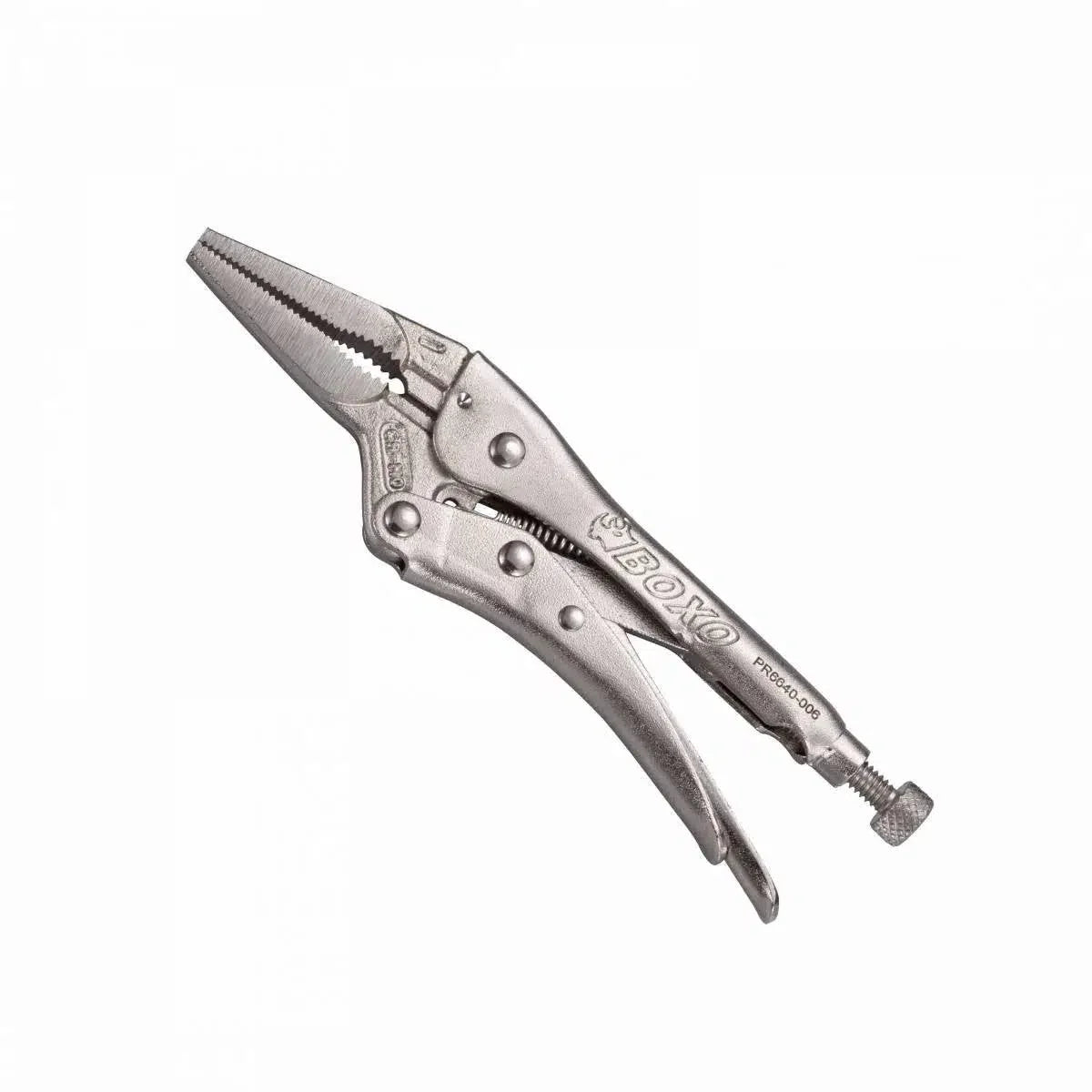 Boxo 9" Long Nose Flat Jaw Locking Pliers