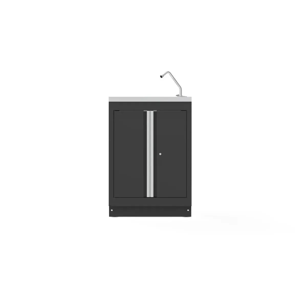 Boxo OSM Series | 26" Wash Tank Closet with Aluminum Handles