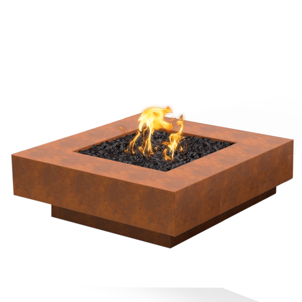 The Outdoor Plus Cabo Square Concrete Fire Pit