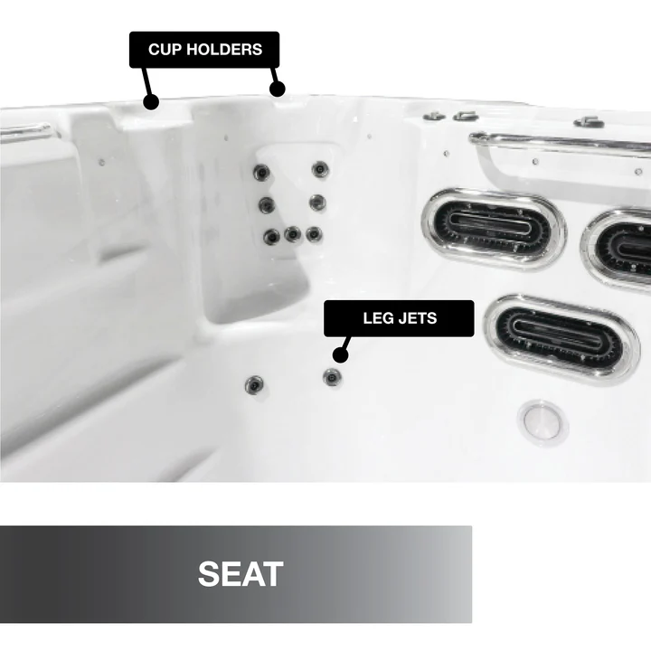 Canadian Spa Co. St. Lawrence 20ft 73-Jet 17-Person Swim Spa KS-10029